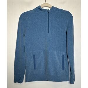 All In Motion Girls Blue Fleece Activewear Hoodie Size Large